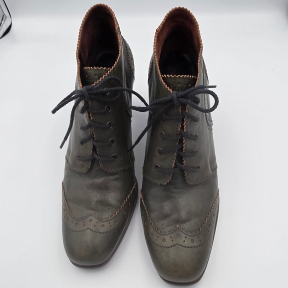 Alberto Fermani Sz 38 (7)Artisan  Women Italy Leather Ankle Boots - Picture 2 of 6